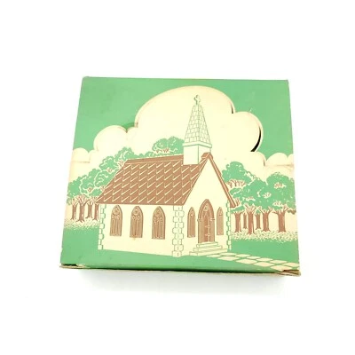 Plasticville CC-8g Church Kit  - Brown  Roof Missing Bell B - Image 1 of 4