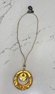 New w/ Tag Signed Italian Venetiaurum Murano Glass Necklace- 18" - Picture 1 of 8