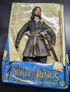 "El Señor de los Anillos - El Retorno del Rey - 11"" Deluxe Posable Aragorn Toy Biz 2003" - Imagen 1 de 4