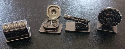 2007 Pirates Of The Caribbean Scene-it Full Set Replacement Metal Token Movers - Image 1 of 3