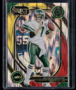 2024 Panini Select #209 Boomer Esiason Red & Yellow Prizm Shock New York Jets - Picture 1 of 2