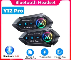 intercom moto Bluetooth Musique - Foto 1 di 8