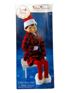 Elfenregal Claus Couture Collection Jungen Schlafanzug Pyjama Buffalo Check Bademantel LESEN - Bild 1 von 3