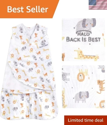 Saco de dormir 100 % algodón, manta portátil ajustable en 3 vías, TOG 1.5, Ju... Foto 1 de 4