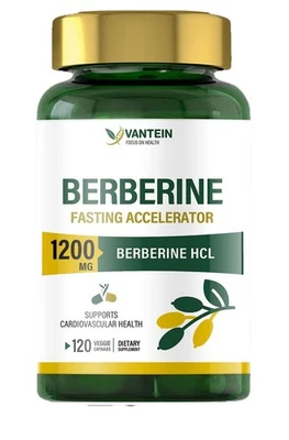Berberine Supplement 1200mg, 120 Capsules Ultra Purity Berberine Exp 05/2027 - Image 1 of 4