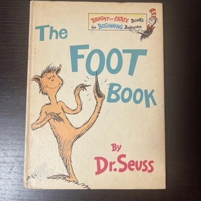 THE FOOT BOOK DR. SEUSS 1968 Grolier Book Club 1ST EDITION 1ST PRINT  Foto 1 de 4