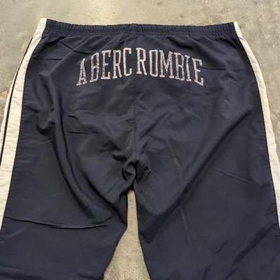 Abercrombie Vintage Y2K Flared Swishy Track Pants Booty Bow Cute Mall Medium  - Image 1 of 4