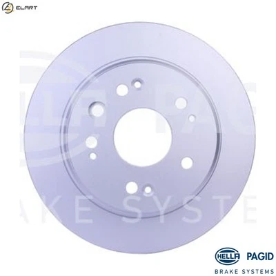 2x BRAKE DISC 8DD 355 119-031 FOR HONDA R18Z6 1.8L L15BF 1.5L 4cyl JADE MPV 2.4L - Image 1 of 4