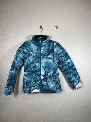 Patagonia Down Sweater Jacket Size Large (12) Girls Zip Pockets Blue Puffer  - Image 1 of 4