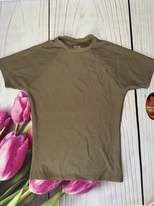 Dri-Duke Moisture Control Compression Athletic T-Shirt Men's Military Tan Size L - Picture 1 of 4