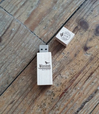 Clé Usb Winston Neuve En Bois 4Go - Photo 1/2