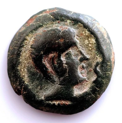 SUINTHILA-Hispania-Castulo. Semis. 180 BC Cazlona (Jaén). Copper 11.1 G. Rare - Image 1 of 2