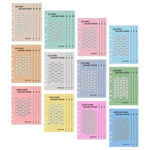 48 Pcs Money Deposit Card Saving Binder Envelops Savings Challenge Envelopes - Picture 1 of 12