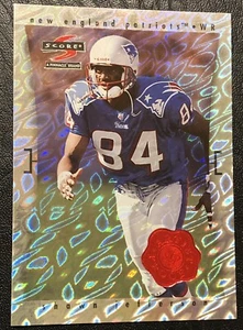 Tarjeta de inserción de prueba de artista Shawn Jefferson 1997 #205 (NE Patriots) - Imagen 1 de 3