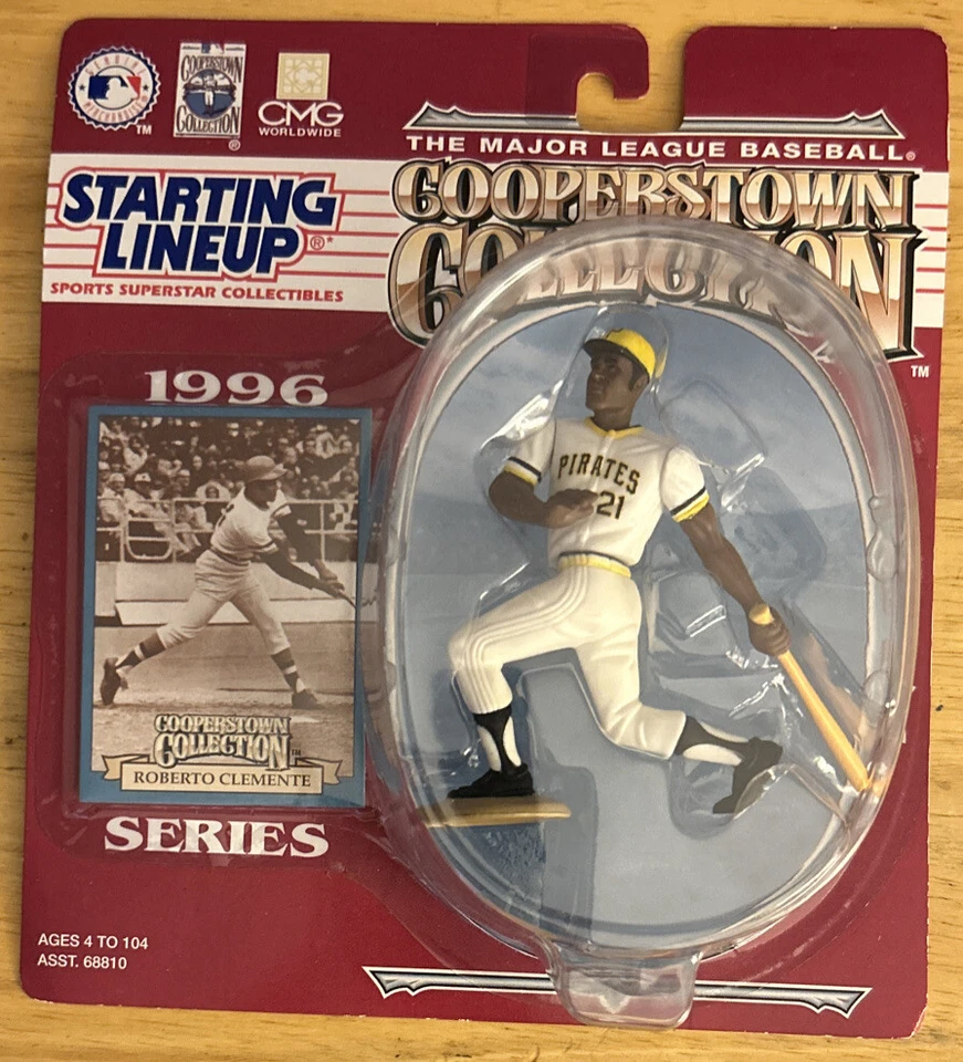 ROBERTO CLEMENTE Pittsburgh Pirates H️F 1996 Kenner Starting Lineup Cooperstown
