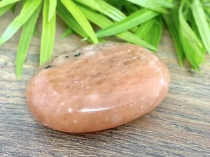 Orange Calcite Palm Stone Calcite Soap Stone Specimen Wicca Reiki Chakra Crystal - Picture 1 of 8