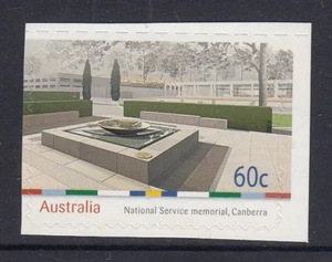 AUSTRALIA 2010 - NATIONAL SERVICE Military Memorial 60c Self Adesive MNH. - Picture 1 of 1