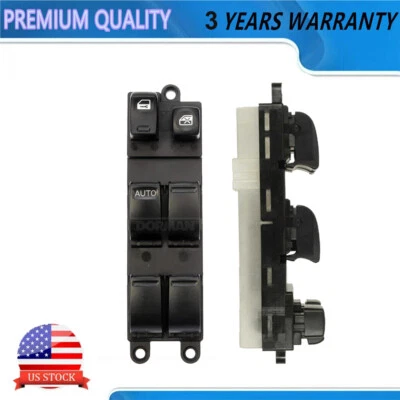 Interruptor de ventana de puerta del lado del conductor DWS1352 para Nissan Sentra 2002 2003 1,8 L 2,5 L L L4 Foto 1 de 4