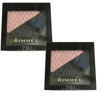 Pack of 2 Rimmel London Glam Eyes Trio Eyeshadow, Sapphire Moonstone 761 - Image 1 of 4