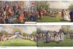 PAGEANTS BRITISH UK HISTORY PRE-1940, 42 VINTAGE POSTCARDS (L7377) - Picture 1 of 12
