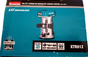 Makita (DRT50ZJ)XTR01Z Genuine Cordless 18V Brushless Router 1/4"-3/8"collet - Picture 1 of 3