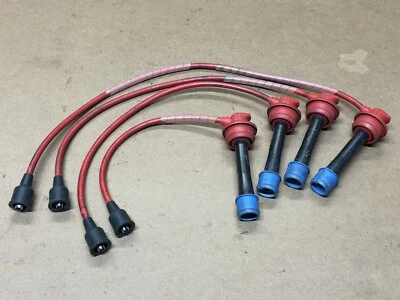 91-92 TOYOTA MR2 2.0L BOBINA DE ENCENDIDO / BUJÍA BOBINA JUEGO DE CABLES OEM 3SGTE cables Foto 1 de 3