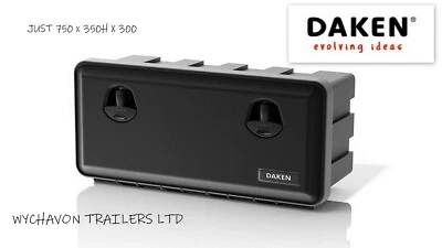 DAKEN Toolbox JUST 750 x 350 x 300 Lorry Side Locker Truck Storage Box Strap Box - Image 1 of 4