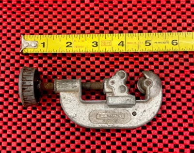 Vintage Craftsman Pipe Tube Tubing Cutter 1/8" - 1" Diameter 9-5533 Made USA N1 - Image 1 of 2