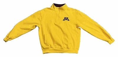 Minnesota Gophers — Colosseum 1/4 Zip-Up Pullover Jacket — Size Men’s Medium - Image 1 of 3