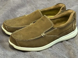Florsheim Boys Shoes Brown Suede Slip On Loafers 16629-275 Size 5 - Picture 1 of 10