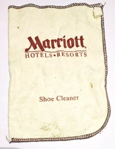 Vintage Marriott Hotels and Resorts Schuhputztuch - Bild 1 von 3