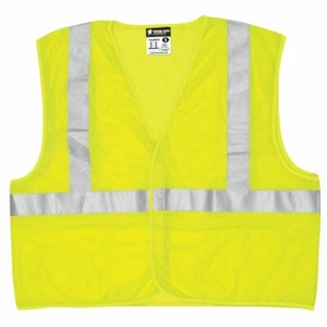 Chaleco de seguridad VCL2MLFR de alta visibilidad con tiras reflectantes clase económica 2 mediano - Imagen 1 de 6