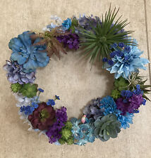 Succulent Wreath (Artificial Succulents And Flowers)