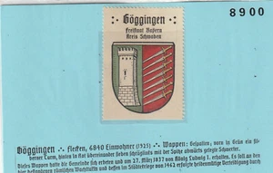 Reklamemarke Kaffee Hag Wappen von Göggingen / Bayern (W608) - Bild 1 von 1