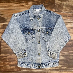 Vintage Oshkosh Bgosh Denim Jean Jacket Size 5 Kids YOUTH Children’s Rare USA - Picture 1 of 17