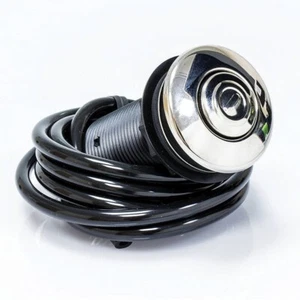 InSinkErator Replacement air switch Button and Bellow In chrome. Genuine Parts. - Picture 1 of 4