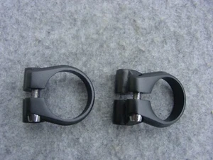 Sattelklemmschelle für Gepäckträgerbefestigung Alu schwarz   34,8 mm - Bild 1 von 2