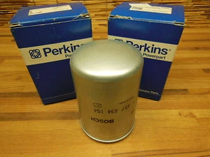 Paquete de 2 filtros de combustible Perkins 26569054 Bosch P/N 1451434154 - Imagen 1 de 2