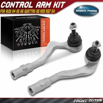 2x Outer Tie Rod End for Audi A4 A5 A6 Quattro Q5 RS5 RS7 S4 S5 S6 Porsche Macan - Image 1 of 4