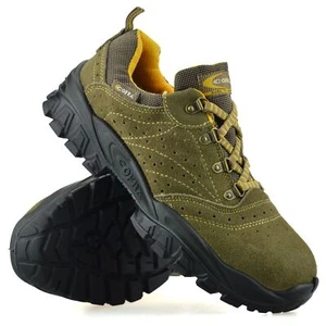 Mens Leather Safety Steel Toe Cap Wide Fit Work Ankle Boots Trainers Shoes Size - Picture 1 of 16