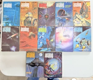 Complete 1972 set of Analog Science Fiction and Fact - George R R Martin - Picture 1 of 2