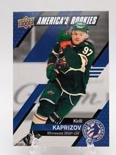💥 Kirill Kaprizov Rookie 2021 Upper Deck National Hockey Card Day #USA-5 Wild