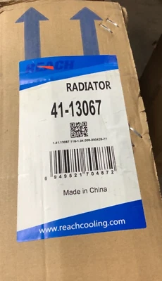Radiator-XLS, GAS Reach Cooling 41-13067  NEW in BOX - Image 1 of 3