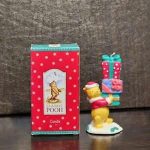 HTF Midwest Cannon Falls DISNEY CLASSIC POOH Stack Of Christmas Presents CANDLE - Picture 1 of 14