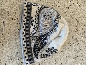 SMARTWOOL winter Wool Hat Black & White & Gray  - Picture 1 of 7