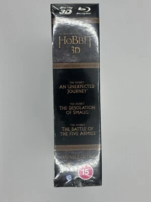 The Hobbit Trilogy 3D Extended Edition Blu-ray Box Set Brand new, original seal - Image 1 of 4