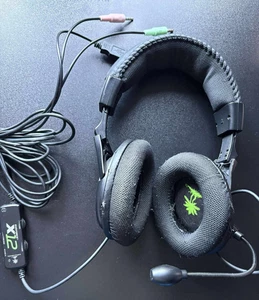 Turtle Beach Ear Force X12 Wired Gaming Headset (Black, PC & Xbox 360) - Picture 1 of 13