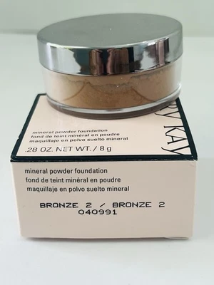 Mary Kay Mineral Powder Foundation  **BRONZE 2** 040991 Discontinued NEW IN BOX - Image 1 of 4