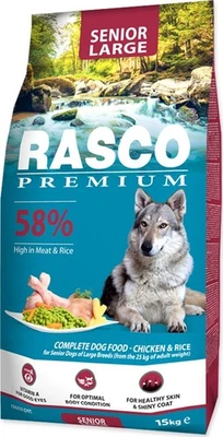 15kg Hundefutter Senior große Rassen Huhn & Reis RASCO PREMIUM Qualität - Bild 1 von 4
