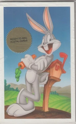 BUGGS BUNNY TYPE 1997 # UX 281a BOOKLET OF 10 POSTAL CARDS - Image 1 of 2